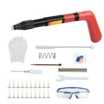타정기2-In-1 스트레이트 네일건 220-250V 1750W 전기 스트레이트 스테이플 건 패널 월 보드 네일링 스트, 06 red