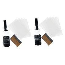 차유리복원제 차유리돌빵 12 창 수리 유체 키트 유리 스크래치 자동차 앞 유리 수리 도구 자동차 앞 유리 균열 수리 유체 유리 수리 접착제, 검은색