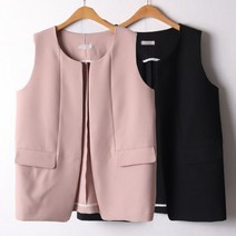 아이우먼 위쉬몰 BG 라운드넥오픈베스트 I438H208 빅사이즈