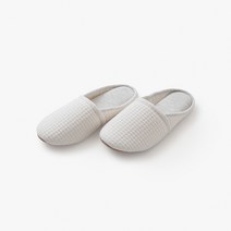 [JAJU/자주] 와플 면 워셔블 거실화(여성)_화이트, 화이트
