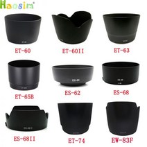ET-60 ET-60II ET-63 ET-65B ES-62 ES-68 ES-68II ET-74 EW-83Fcamera 렌즈 후드 캐논 렌즈 카메라용, 03 ET-63, 1개