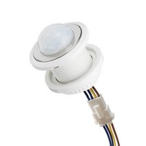 동체감지기 동작감지기 방범 움직임 감지 센서 센서 스위치 220v 적외선 모션 110v pir led 조명 스위치 조명 제어 자동 켜기끄기 유도 시간 지연 조절 가능, 1개