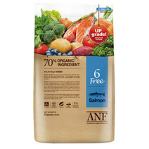 ANF 전연령 유기농 6Free 연어 애견사료, 2개, 2kg, 생선