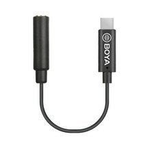 변환젠더 c타입 스테레오 3.5mm 이어폰 hdmi to dvi 5.5 랜선 usb 노트북 컨버터 아이폰 미니5핀 BOYA BYK6 35mm TRS 암 TypeC 마이크, 01 BY-K6, BY-K6
