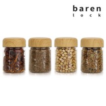 [위드] 바른락 트라이탄 양념통 180ml(소) 4P (우드 체리)