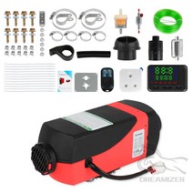 차량용미니온풍기 차량용히터 차량용 디젤 에어 LCD 스위치 자동차 RV 트레일러 트럭 차량 주차 10 L 탱크