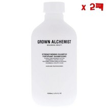 Grown Alchemist 그로운 알케미스트 헤어컬러 하이드로라이즈 바오밥 프로틴 카렌듈라 앤 Eclipta 알바 스트렝스닝 샴푸 200ml 2팩