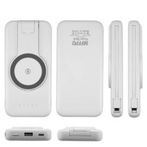NIFFPD 1000000mAh USB 무선 전원 은행 휴대용 고속 충전기 외부 배터리 백, For Samsung Galaxy Note 9/8/7/, White