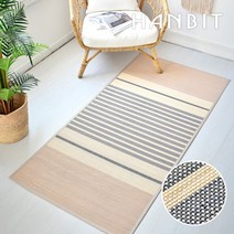 [한빛카페트] 마리나 대나무 여름카페트 대자리 90x180cm, 색상:베이지