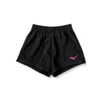 미즈노 여자배구 유니폼 숏팬츠, 블랙/핑크