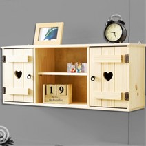 펜션 분식점 귀여운 원목 벽걸이선반장 벽면 커피잔 커피샵 어린이집