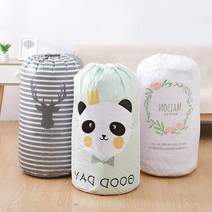 장롱위수납 이불정리법 이불장정리 패딩보관법 대용량 의류 이불 방수 수납 비닐, 곰돌이