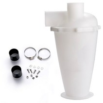 청소기부품 교체용 호환가능 진공 청소기 분말 집진기 필터 사이클론 분리기 산업용 먼지 추출기 액세서리, 01 White Cyclone