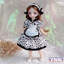 30cm 2D 애니메이션 인형 1/6 Bjd 만화 얼굴 옷 2 차 요소 인형 여아용 두 번째 공주 파란 눈, dolls and clothes, YNN
