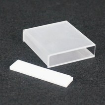 JGS1 석영 큐벳 셀 UV 분광계용 PTFE 뚜껑 포함 50mm
