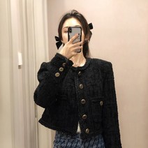 블랙 자켓 우영우 패션 숏 캐주얼 수입 명품 스타일 봄 간절기 럭셔리