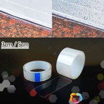 3M 투명 방수 테이프 / 틈새 차단용 곰팡이 방지 투명테잎, 사이즈, 3cm