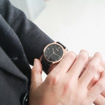 시아르고 SG009M 베르가못컬렉션 남성 패션 가죽 손목 시계