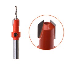 초경팁 이중기리 3.2x10mm 사라 접시 기리 드릴 비트, 1개