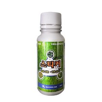친환경마켓 스티커100ml 영양제 비료 효과증진 거품발생 감소 전착효과 모두싹 혼용 가능, 스티커100ml (농약비료전용 전착제 침투제), 100ml