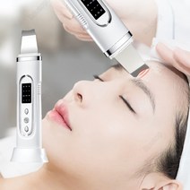 Routop 초음파 갈바닉 필링기 모공 청소 고주파 진동 미전류 블랙헤드 제거 양음이온 영양 도입 리프팅 다용도 USB식, 화이트