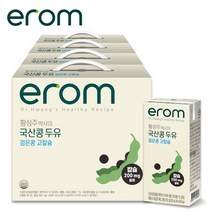 이롬 황성주 박사의 국산콩 두유 검은콩 고칼슘190mlx80팩