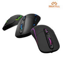 TRON G10 pro 게이밍 마우스 게임 프로게이머 전용, 매트화이트