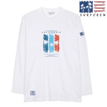 [당일발송]톤톤 SURFCREW CAL3LINE 롱슬리브 S~3XL 긴팔티셔츠 쭉티 남녀공용 남성