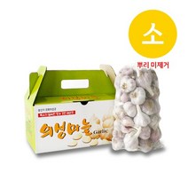 송이네농장 23년산 의성 햇마늘 (소품) 2~2.5cm 토종마늘 한지형마늘, 1개, 소품 1kg(2~2.5cm, 50~55개)