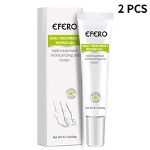 무좀 내성발톱 발톱무좀 Efero-네일 각질 제거 식물 네일 리페어 유체 크림 트리트먼트 젤 모이스처라이, 02 2 pcs