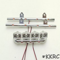 RC트럭 대형RC카 덤프트럭 LED 사이드 램프 전면 돔 라이트 바 1/14 타미야 트럭 트랙터 스카니아 770s 56368 RC 원격 제어 전기 자동차 완구용 1 세트