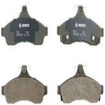 BOSCH BP628 QuietCast 프리미엄 세미 메탈릭 디스크 브레이크 패드 세트 - 쉐보레 카프리스 임팔라와 호환 후면