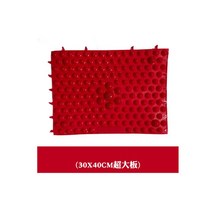 무좀 치료 기기 지료제 무좀 치료 기기 지료제 발 마사지 뜨거운 전문 내구성 반사 요법 패드 발가락 압력, 빨간색