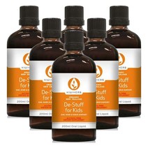 키위허브(KIWIHERB) 키위허브 오가닉 디-스터프 포 키즈 200ml X 6개, 1200ml, 1세트