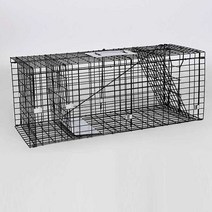 산짐승 들개 포획틀 철장 고양이 유인망 안전 통덫, 대형 (구획으로 고정)