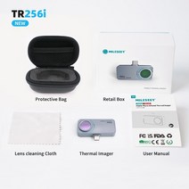 열화상카메라 열화상 적외선 산업용 누수 Miseeey tr120e 적외선 카메라 이미저 온도 측정기 자동 트랙 maxamp min focus 충전식 데이터 출력 9시간, tr256i