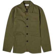 유니버셜웍스 Universal Works Twill Bakers 자켓 - Light 올리브