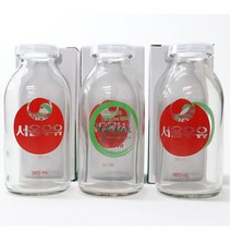 브랜드없음 서울우유병 레트로 투병보틀 330ml 3P세트 사은품증정, 쵸코렡 330ml 3개