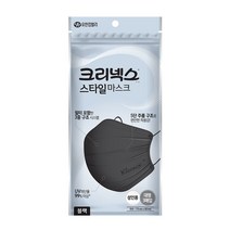 크리넥스 스타일 블랙 마스크 대형 3P, 3개입, 30개
