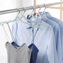 헬로카라라 정리가 간편한 접어쓰는 휴대용 접이식옷걸이 여행용옷걸이 세트, 10개, 기본형