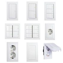 일신전기 매입 매립 1구~6구 스위치/콘센트/맹커버, 4구야광스위치