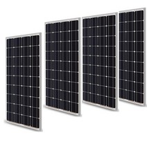 아파트태양광패널 미니 주차장 무소음 3kw 바상 가정용 옥상 태양광패널 집열판 발전기, 4pcs 단단한 패널