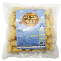 CJ 이츠웰 한입 꼬마핫도그 1kg 2개 [아이스박스+아이스팩] /무료배송