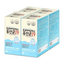 종근당 프로바이오틱스 유산균19 30포 4개