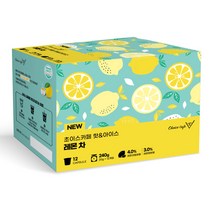 초이스카페 티캡슐 큐리그호환캡슐 큐리그캡슐 레몬티 12EA, 초이스카페 레몬티