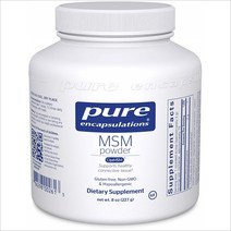 퓨어인캡슐레이션 MSM 파우더 분말 227g, 상품명참조, 1병