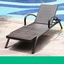 프리미엄 썬베드 썬배드 비치체어 펜션의자 수영장 선베드 호텔 선배드, 싱글 침대(알루미늄 선반)