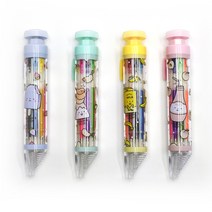 편의점 반짝젤 8색 볼펜 3000 형광 젤펜, 노랑