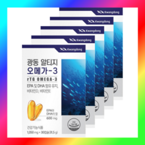 노르웨이산오메가 알티지 오메가3 비타민D 광동 rTG 오메가, 30캡슐 × 5개