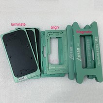 휴대폰 수리도구 매직 소프트 라미네이션 금형 7 인치 lcd는 삼성 호환 가장자리 곡선 전화 화면 수리를위한 패드를 Refurbish, [24] Xsmax  Align